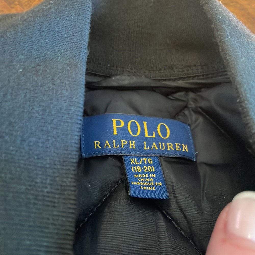 Polo by Ralph Lauren Quilted Button Up Jacket - Black in size L and XL - Picture 5 of 7